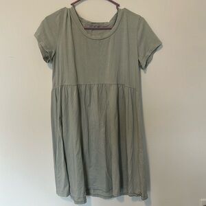 Light green babydoll style dress